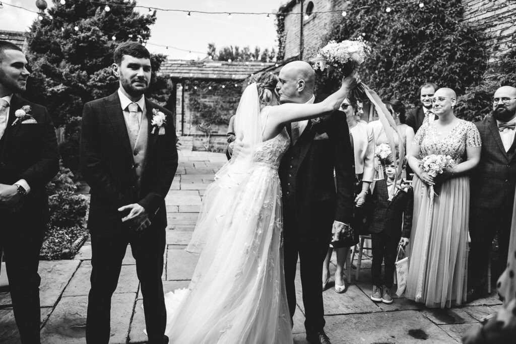 Read more about the article Black & White Wedding Photography at Holdsworth House, Halifax